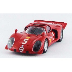 1/43 VOITURE ALFA ROMEO 33.2 Spyder 1er Montlhéry-1969-BEST9585